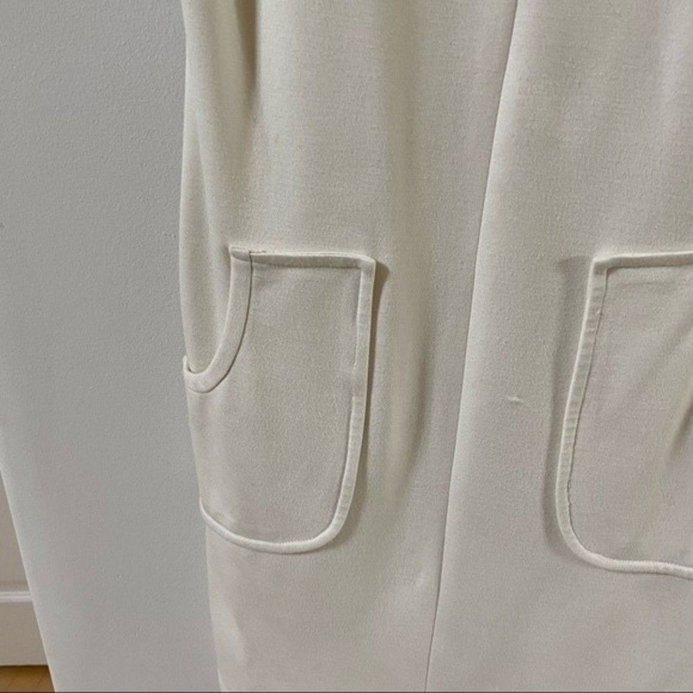 Cynthia Steffe Cap Sleeve Shift Dress in Cream 2 - Picture 4 of 9
